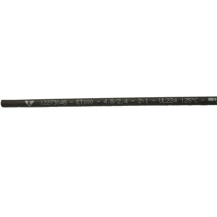 HEAT SHRINKABLE HOSE 4.8/2.4 1M BLACK