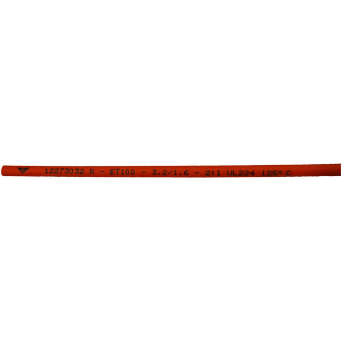 HEAT SHRINKABLE HOSE 3.2/1.6 1M RED