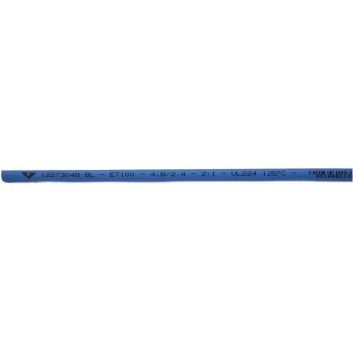 HEAT SHRINKABLE HOSE 4.8/2.4 1M BLUE