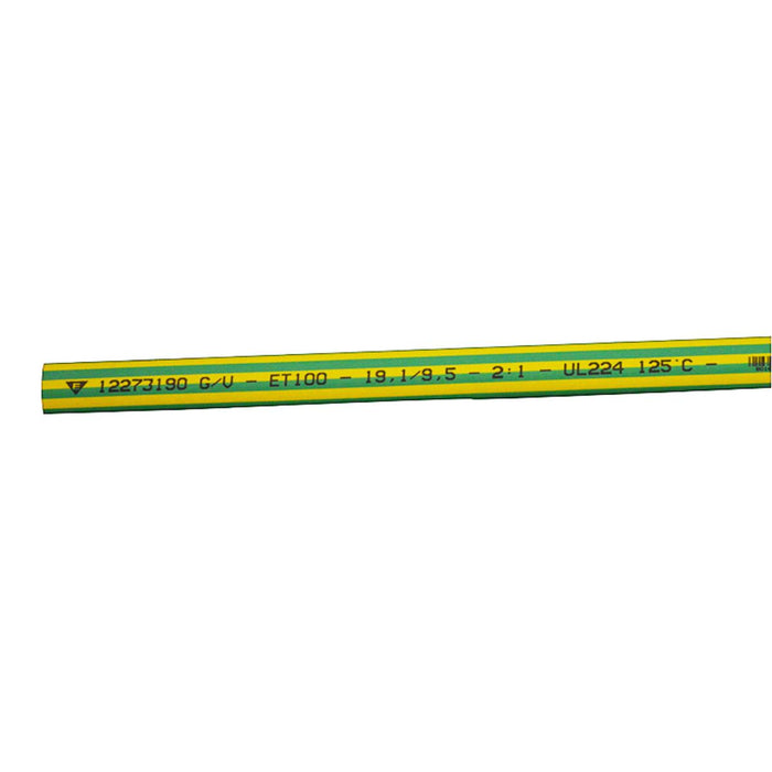 HEAT SHRINKABLE HOSE 19.1/9.5 YELLOW-GREEN