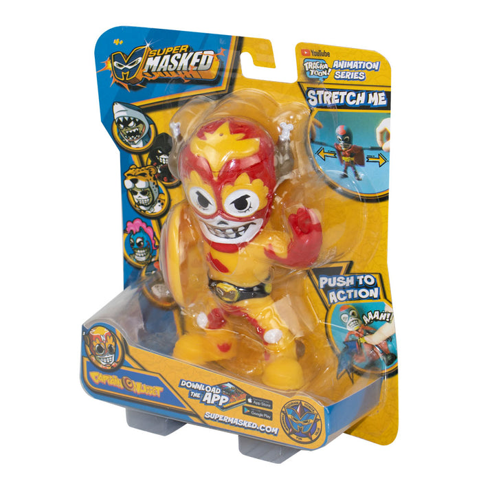 SUPER MASKED Stretchable character with sounds Captain Nugget