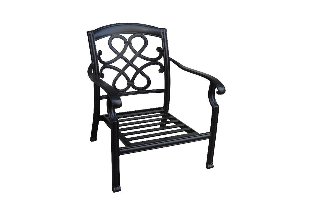 ARMCHAIR ARTHUR ALUMINUM WITH CUSHION