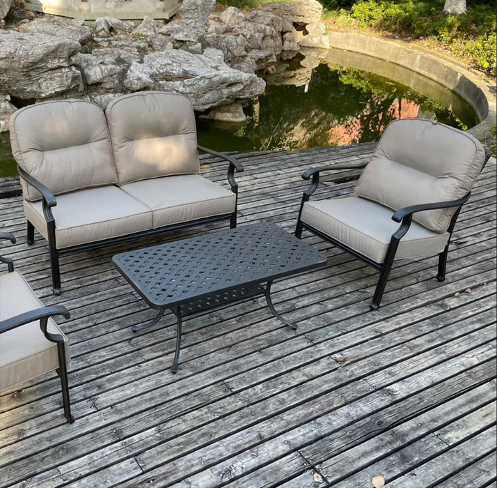 ARTHUR SOFA ALUMINUM WITH CUSHION