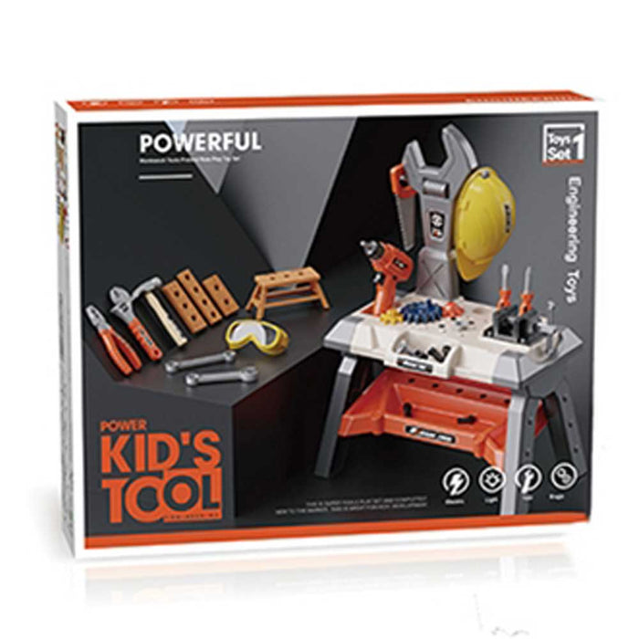 Ocie Children's Workshop - Powerful, with helmet, 63 pieces