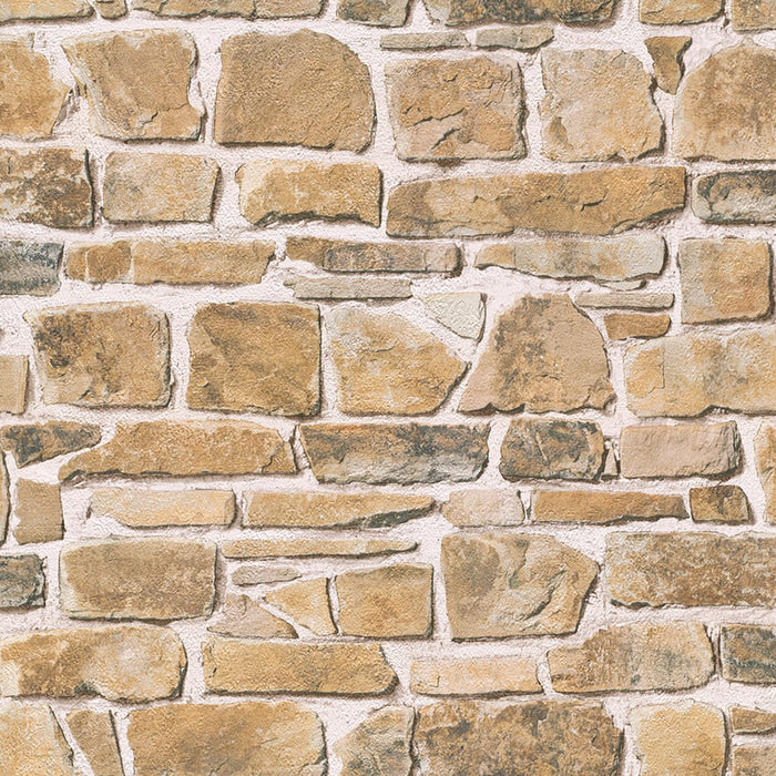WALLPAPER DUPLEX RASCH'17 STONE LIGHT