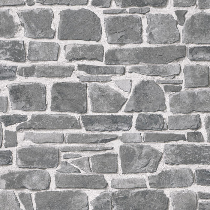WALLPAPER DUPLEX RASCH'17 STONE CONCRETE