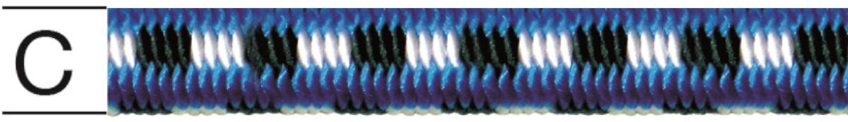 ELASTIC ROPE COLORED 10MM