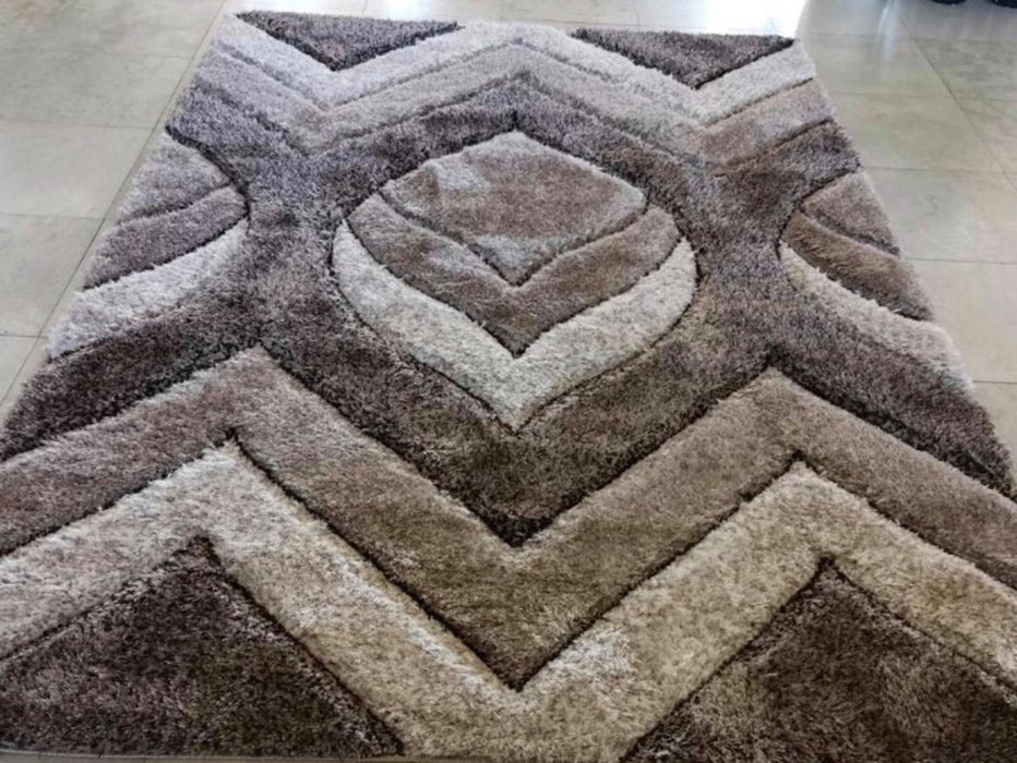 SHAGI CARVING CARPET 80X150 CM BEIGE