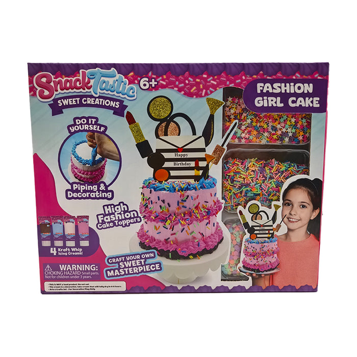 Творчески комплект Felyx Toys Snack Tastic - Декоративни вкусотии, торта Fashion Girl