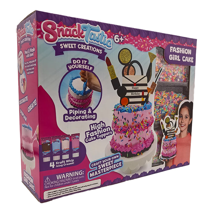 Творчески комплект Felyx Toys Snack Tastic - Декоративни вкусотии, торта Fashion Girl