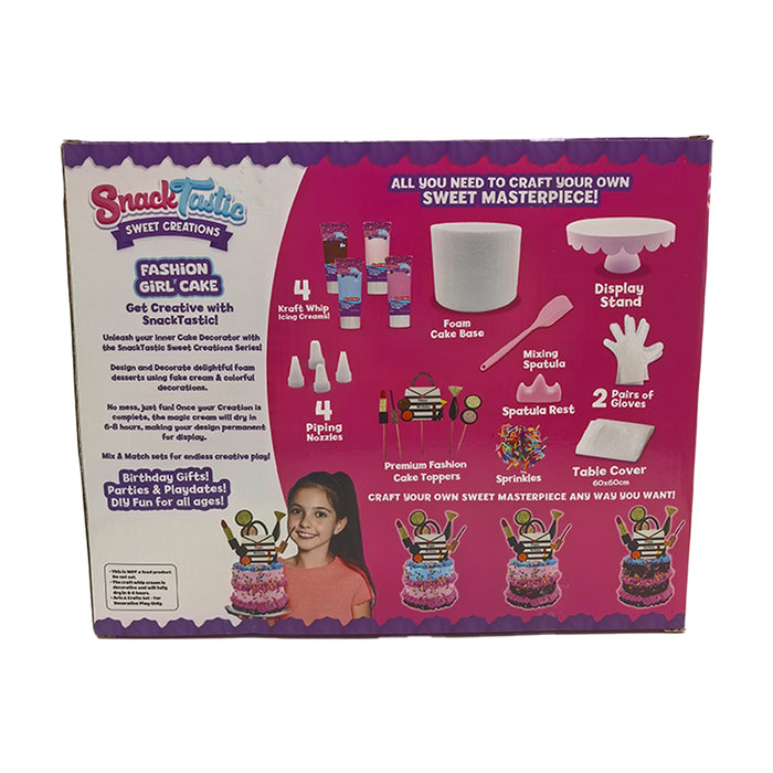 Творчески комплект Felyx Toys Snack Tastic - Декоративни вкусотии, торта Fashion Girl