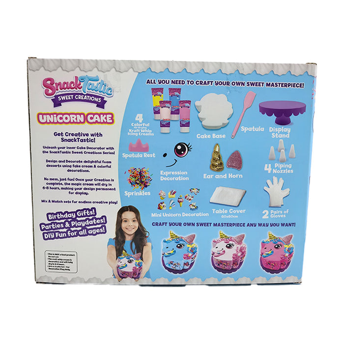 Творчески комплект Felyx Toys Snack Tastic - Декоративни вкусотии, торта еднорог