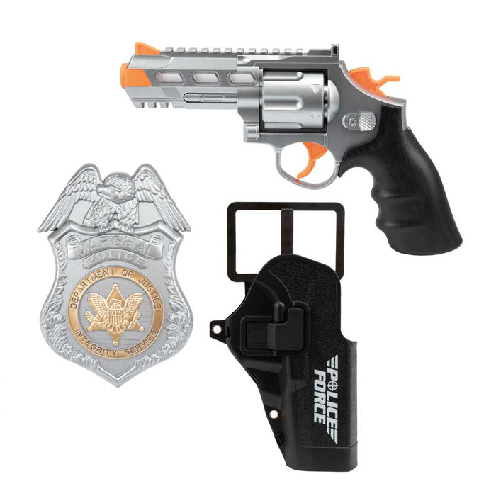 Toi Toys - Police play set, gun with sounds and holster, with sound and light