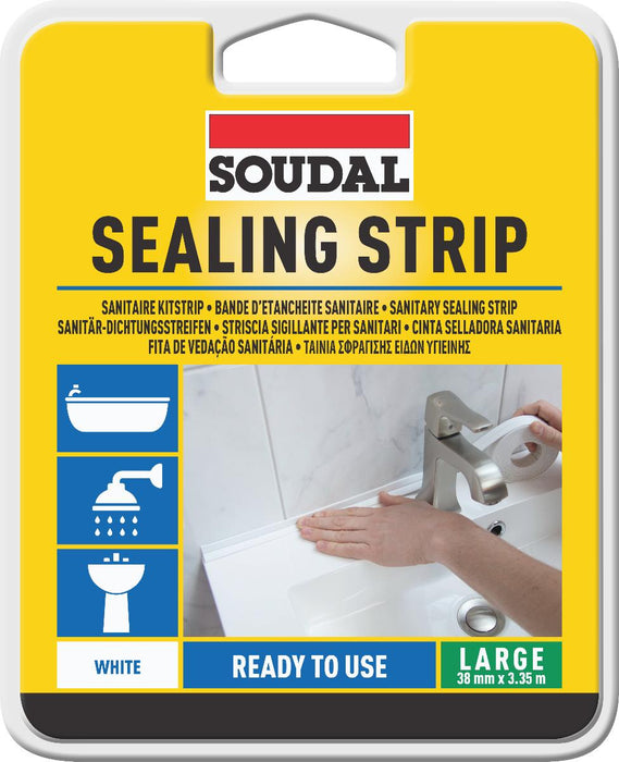 SANITARY SEALING TAPE 38 MM X 3.35 M SOUDAL
