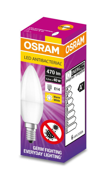 LED LAMP ANTIBACTERIAL CLB40 470lm/827 E14 LEDVANCE