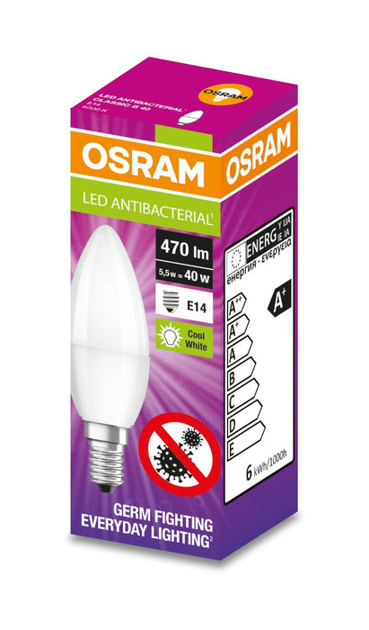 LED ANTIBACTERIAL BULB 470LM 4000K E14 OSRAM