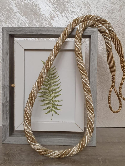 DECO.CORD FOR CURTAIN 90CM CREAM/CAPPUCCINO