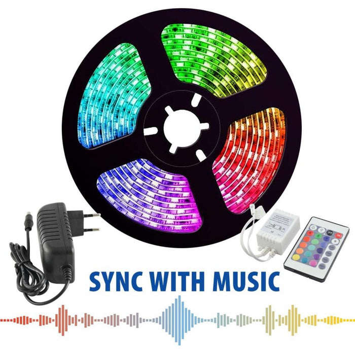 MUSIC LED STRIP KIT 36W RGB 60/5M IP20 VIVALUX