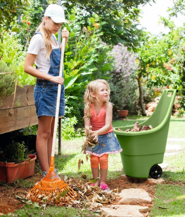 GARDEN TROLLEY 50L GREEN