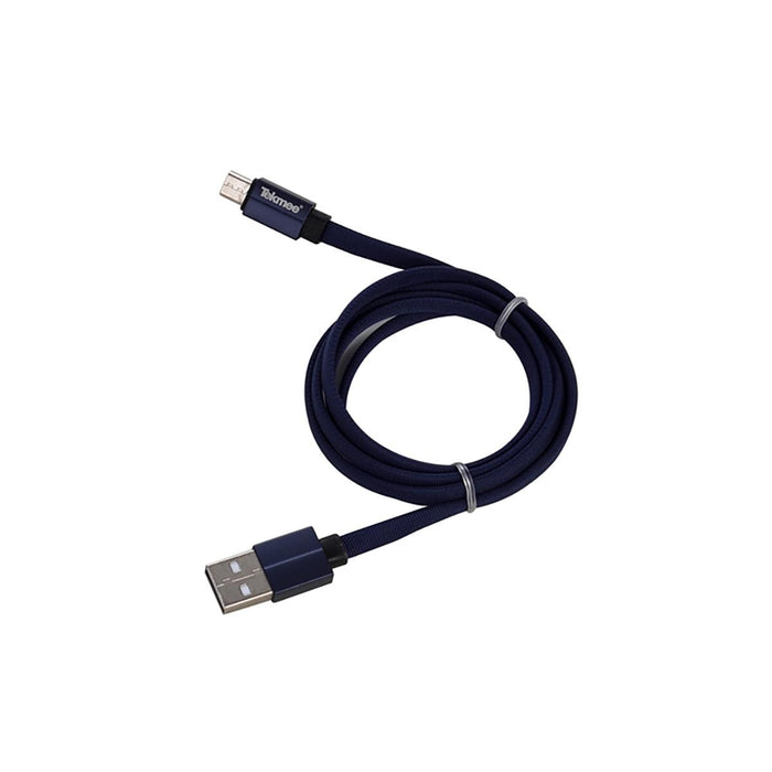 CABLE MICROUSB BRAIDED 1M/2A TEKMEE