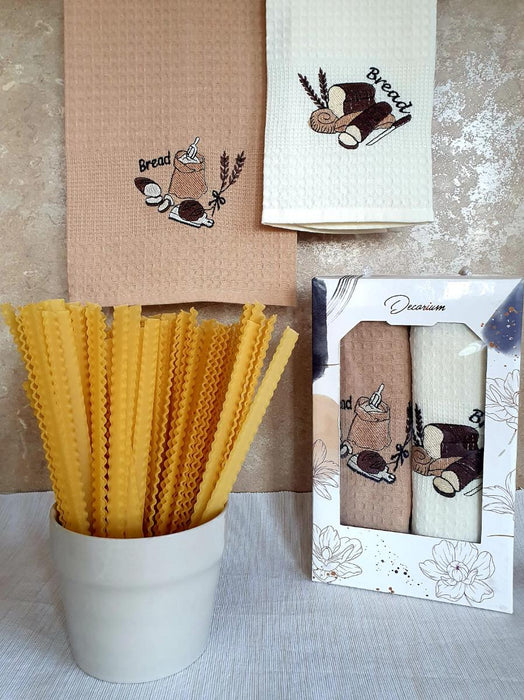 KITCHEN TOWELS BREAD 40X60 CM 2PCS