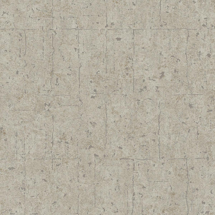 WALLPAPER VINYL IVY CONCRETE BEIGE BRONZE