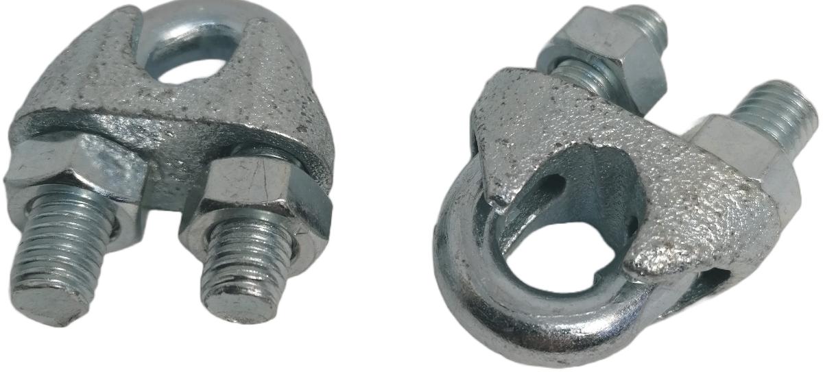 CLAMP FOR STEEL ROPE 13MM BM. 2 NUMBERS