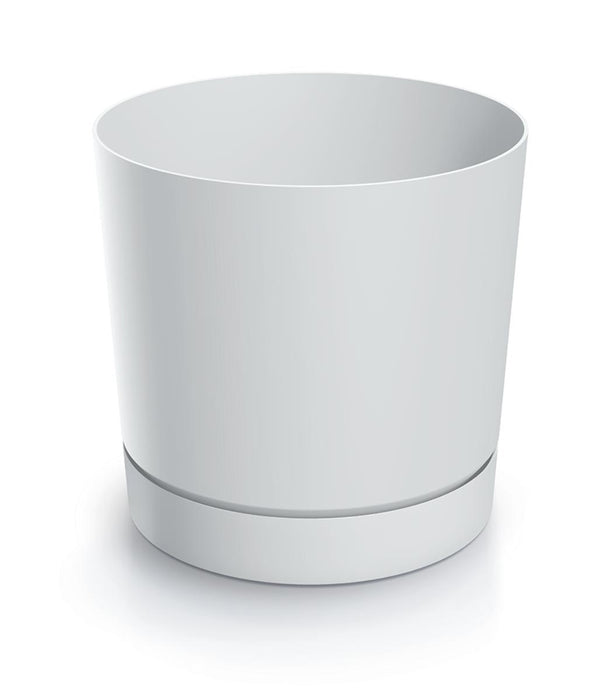FLOWER POT TUBO P 11CM WHITE