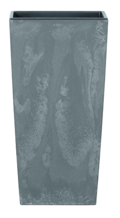 URBI SQUARE CONCRETE EFFECT POT 24CM GRAY