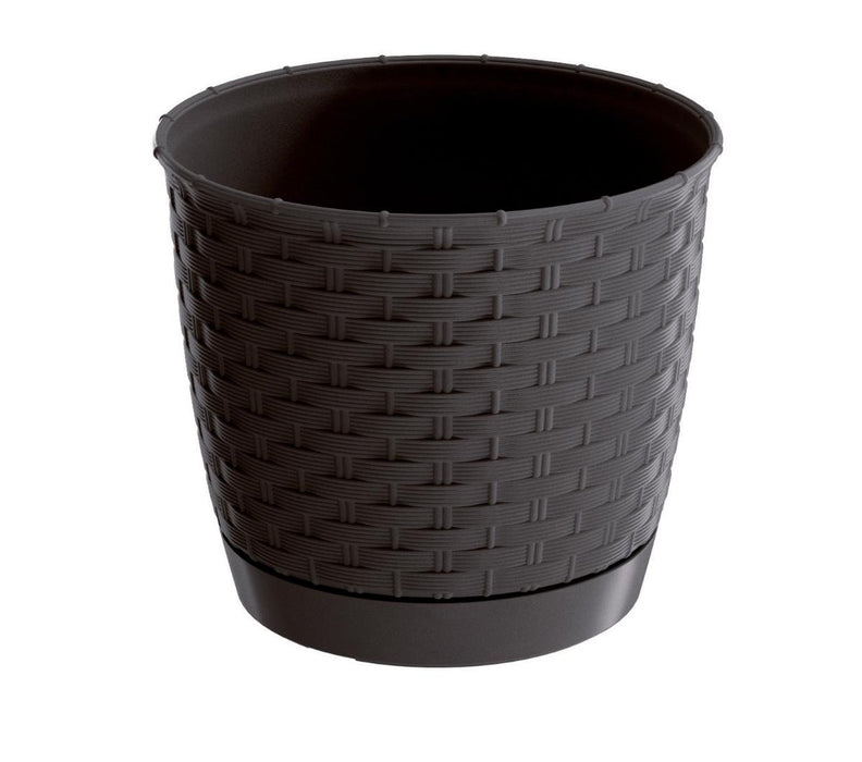 POT RATOLLA ROUND 14.5CM BROWN