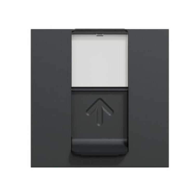 SOCKET RJ45 2 MODULE ANTHRACITE SCHNEIDER UNICA (NU341154)