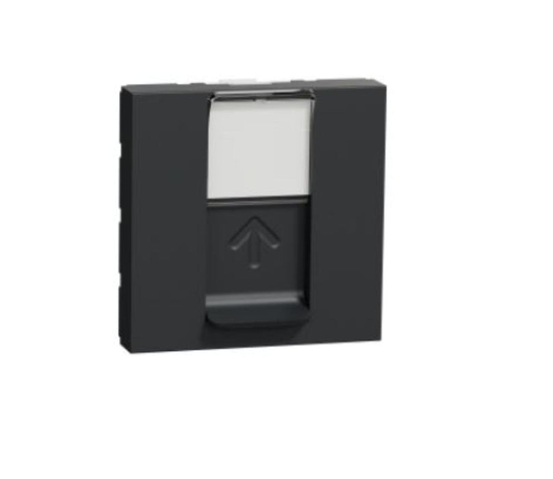 SOCKET RJ45 2 MODULE ANTHRACITE SCHNEIDER UNICA (NU341154)