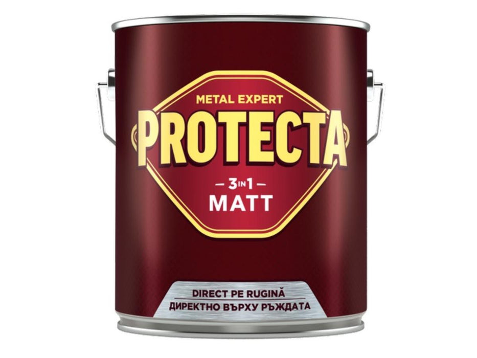 3 IN 1 ENAMEL LACQUER MATT BLACK 2.5 L PROTECTA
