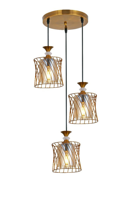 CHANDELIER LU 3XE27 MAX 60W