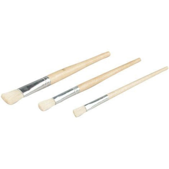 BRUSHES FOR SMALL REPAIRS 3PCS