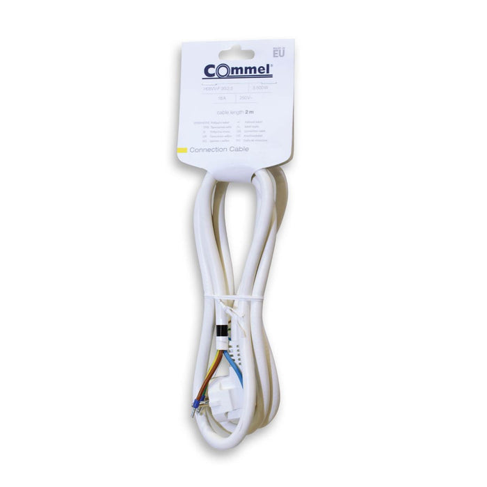 CABLE WITH PLUG H05VV-F 3X2.5MM2 COMMEL