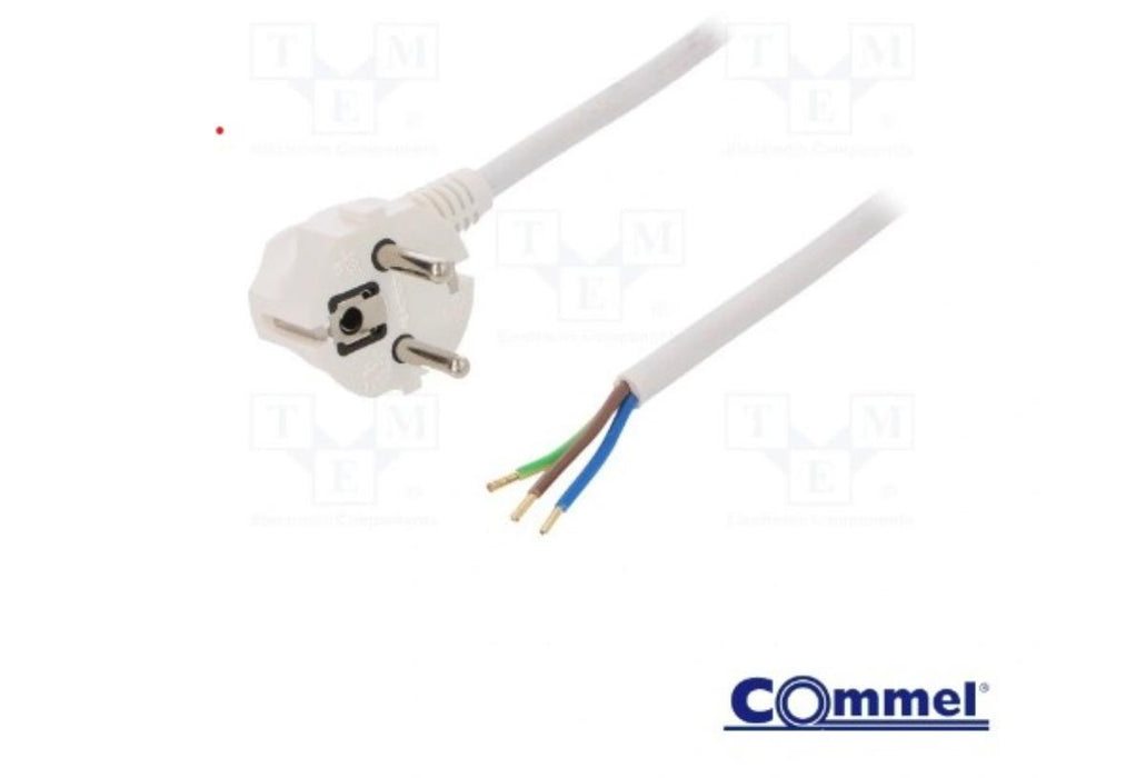 CABLE WITH PLUG H05VV-F 3X2.5MM2 COMMEL