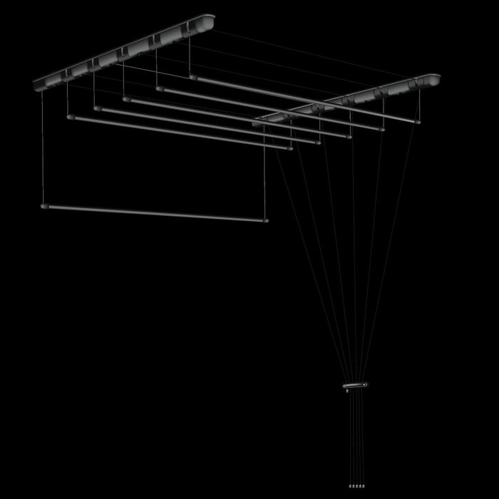SEPIO CEILING SPACE, 6x180 CM, BLACK