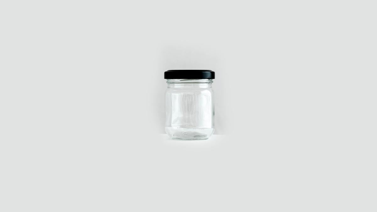 JAR 130 ML WITH CAP F53 12 PCS OBERON