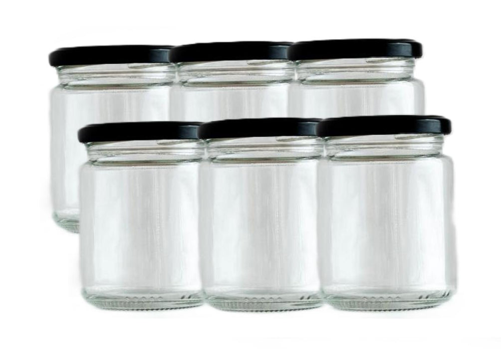JAR 275 ML WITH CAP F66 6 PCS OBERON