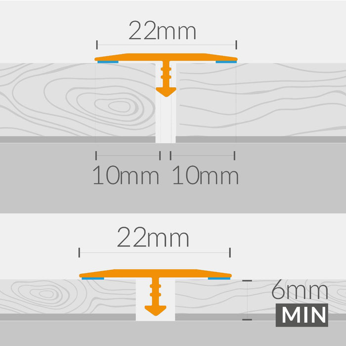 SILL CS22 OAK LOFT 22MM 1.86 M