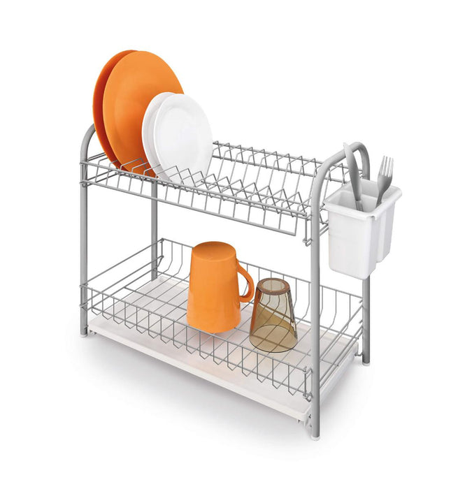 DISH DRYER, DOUBLE-TEX, 2 LEVELS