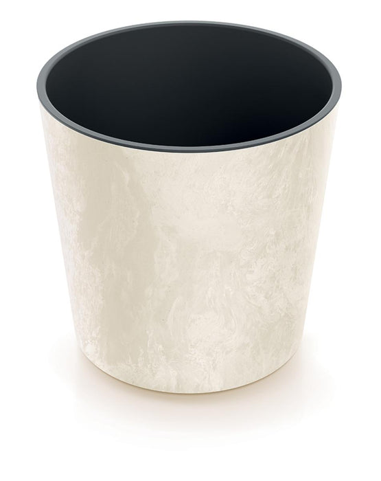 URBI ROUND POT CONCRETE EFFECT 25CM CREAM