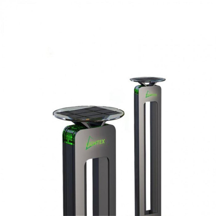 LED SOLAR POLE 1W GREEN +3W WHITE
