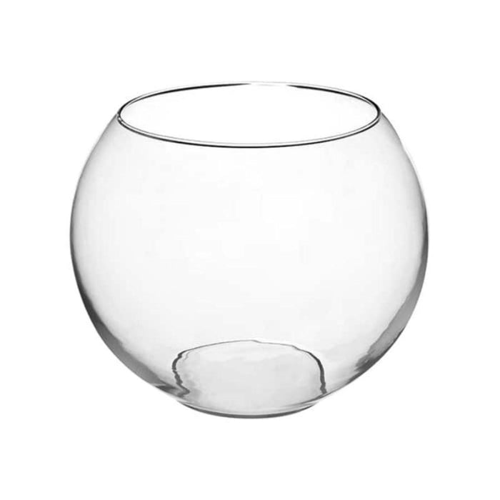 GLASS VASE 25X21CM