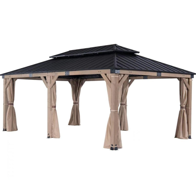 TENT 3.6 X 6M CEDAR DOUBLE ROOF MESH