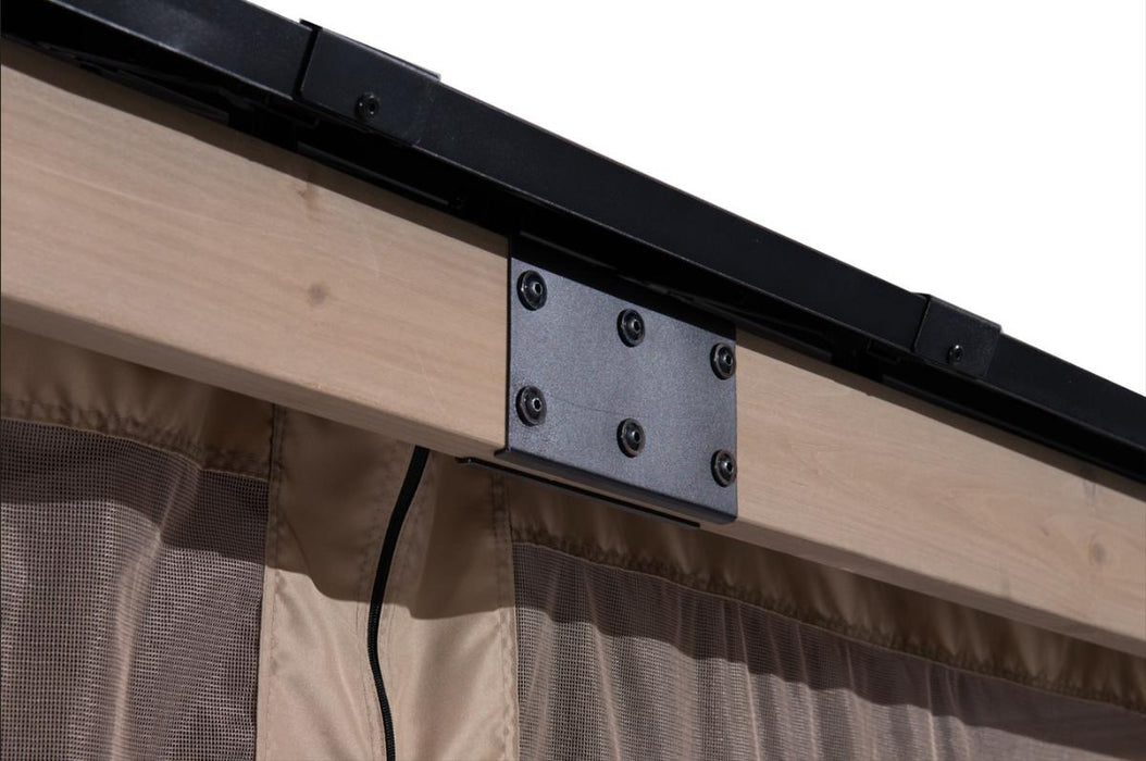 TENT 3.6 X 6M CEDAR DOUBLE ROOF MESH