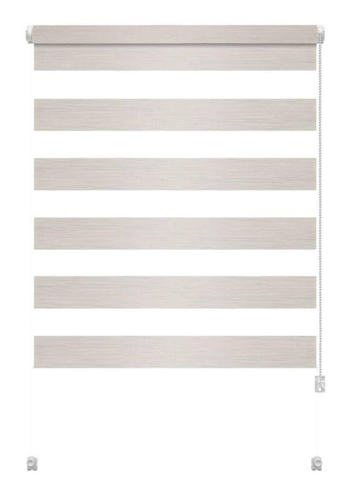 DOUBLE ROLLER BLIND SILK 57X140 CM CREAM