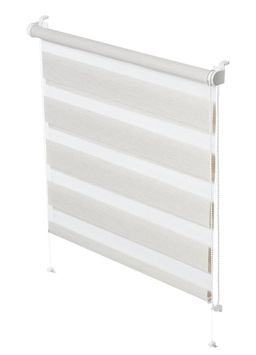 DOUBLE ROLLER BLIND SILK 57X140 CM CREAM