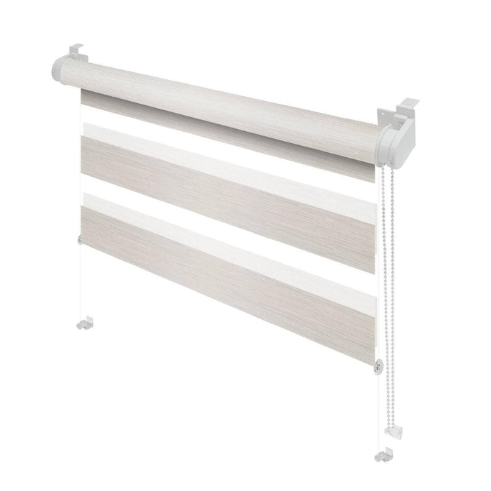 DOUBLE ROLLER BLIND SILK 105X140 CM CREAM